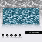 Aqua Pixel Camo