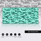 Teal Pixel Camo