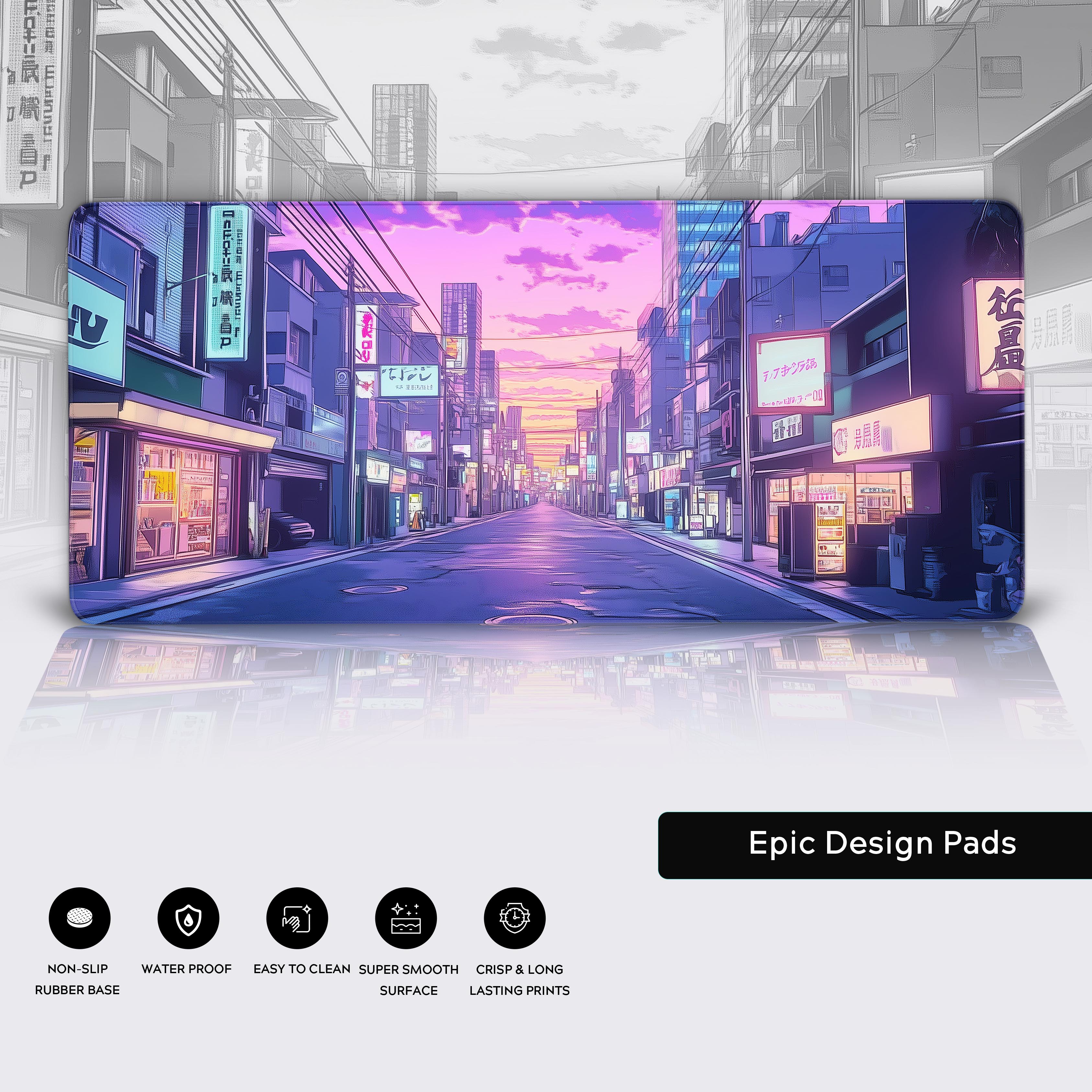 Tokyo Lofi Desk Pad