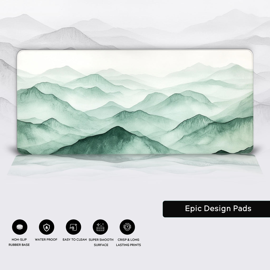 Calming Mountain Desk Pad