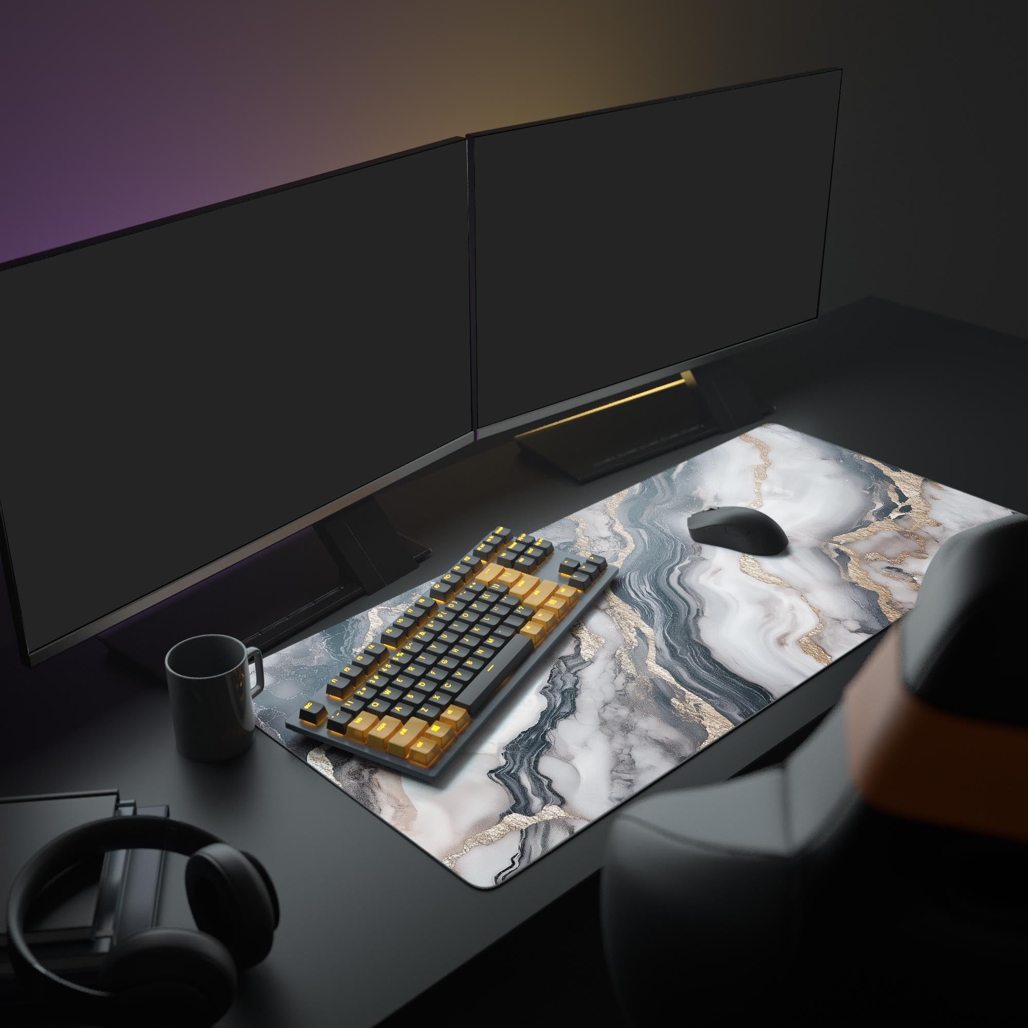 Marble Desk Pad