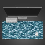 Aqua Pixel Camo