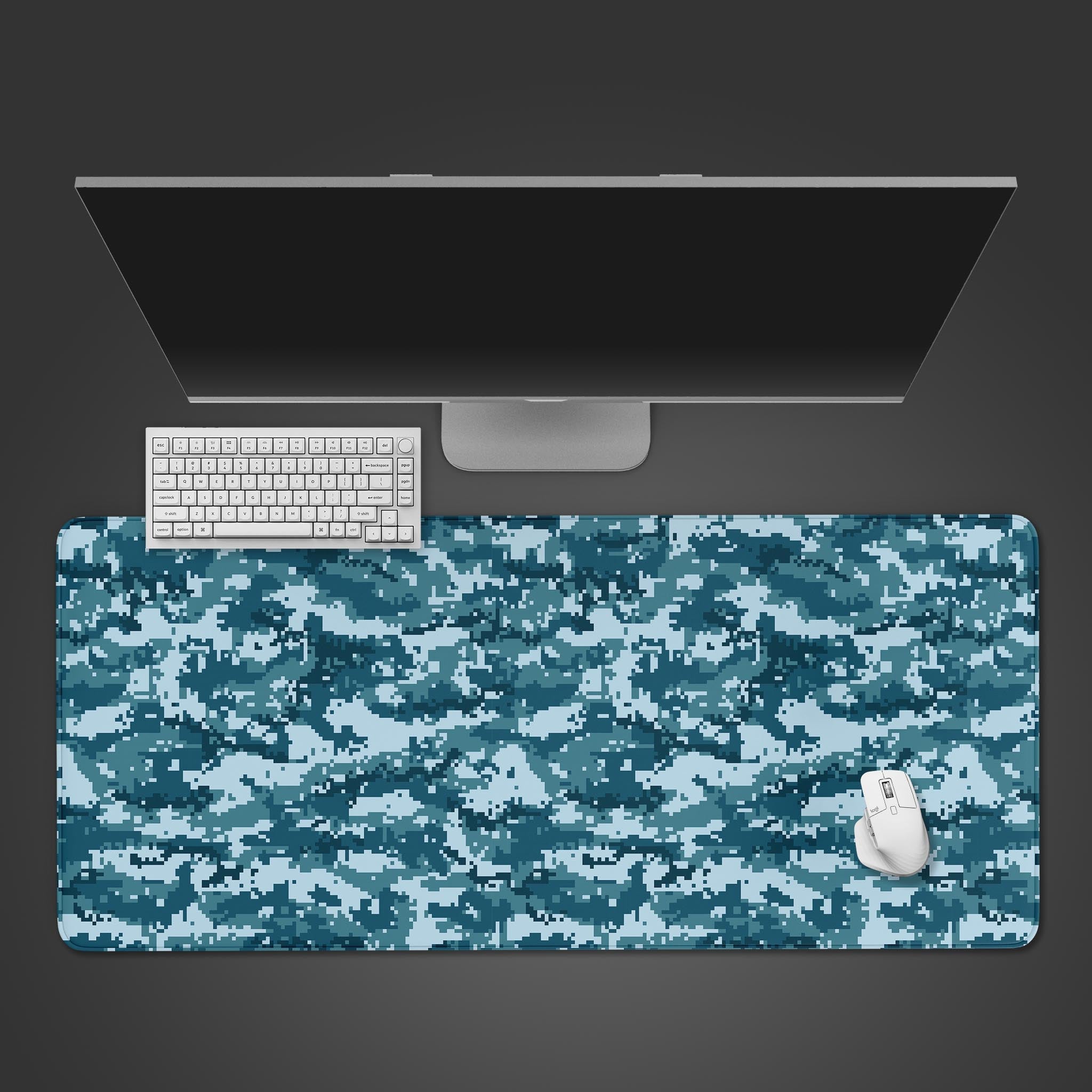 Aqua Pixel Camo