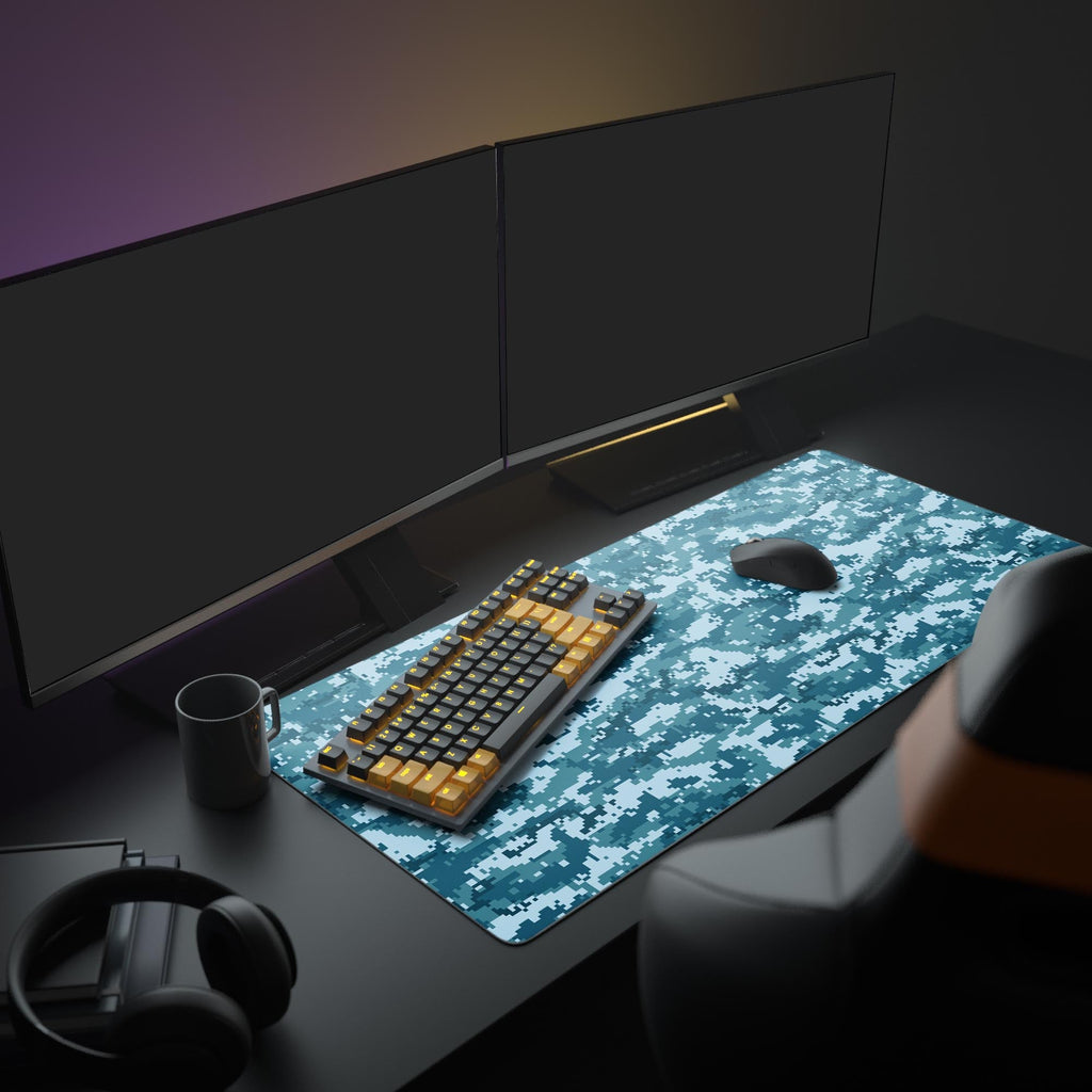 Aqua Pixel Camo