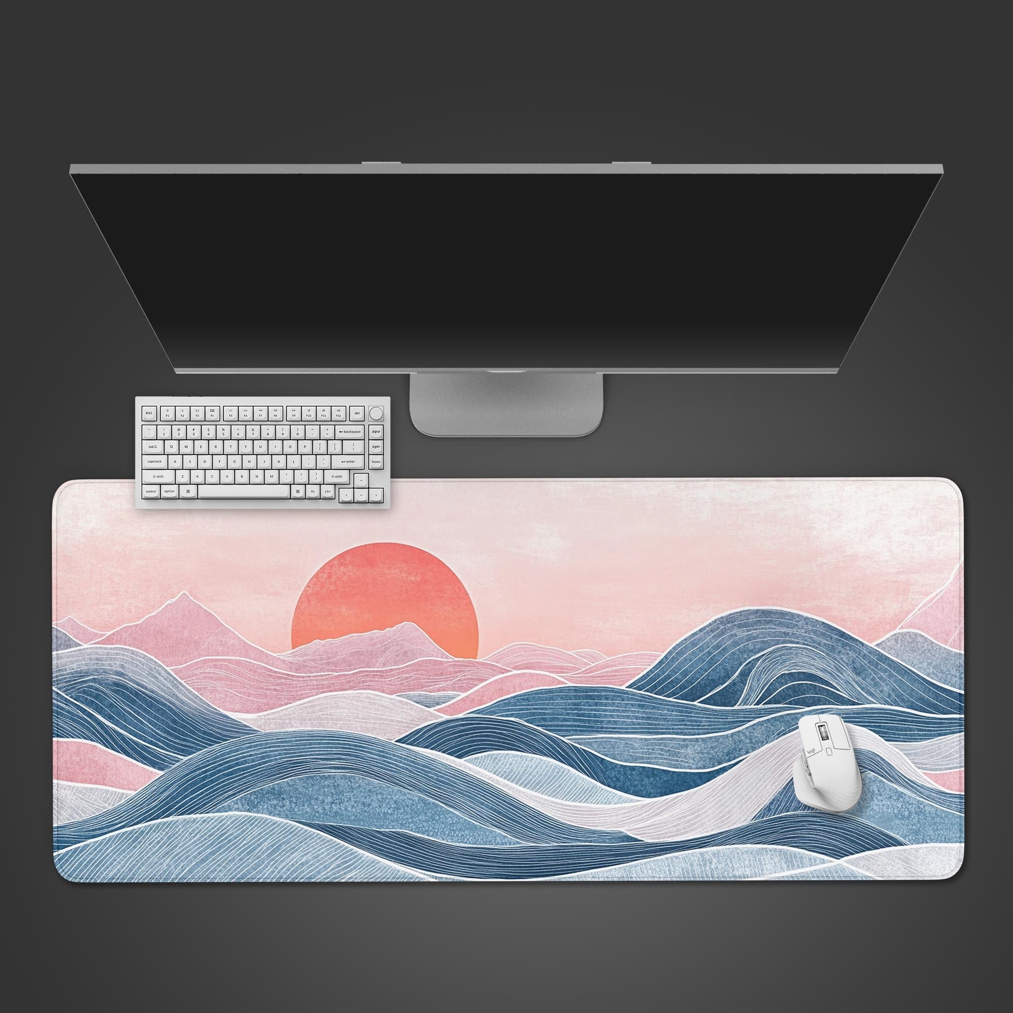 Coastal Aesthetic Desk Pad