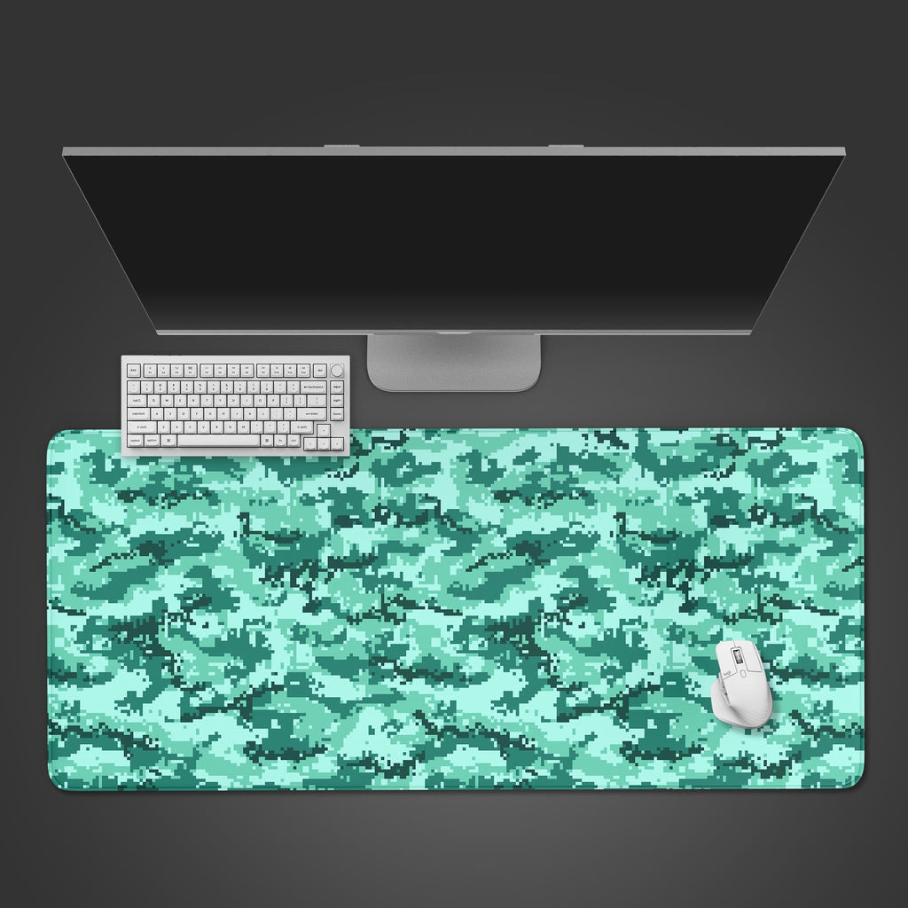 Teal Pixel Camo
